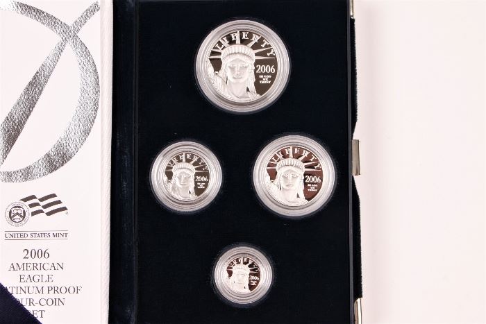 2006 U.S. Mint American Eagle Platinum Bullion Four Coin Proof Set