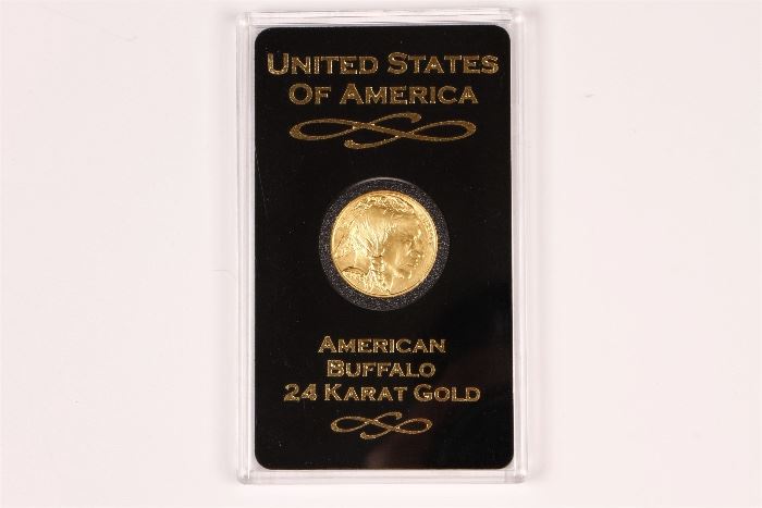 2006 W U.S. Mint 24K Gold Bullion Uncirculated American Buffalo 1 Oz ($50)