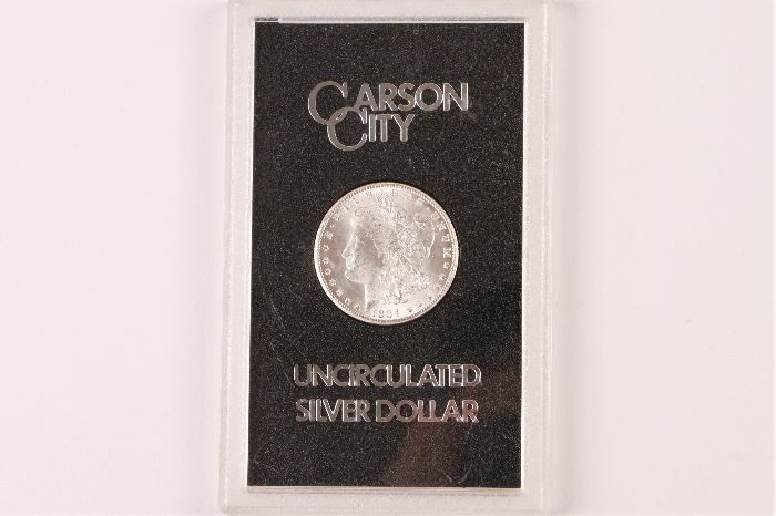 1884 Carson City Uncirculated Silver Dollar