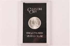 1885 Carson City Uncirculated Silver Dollar