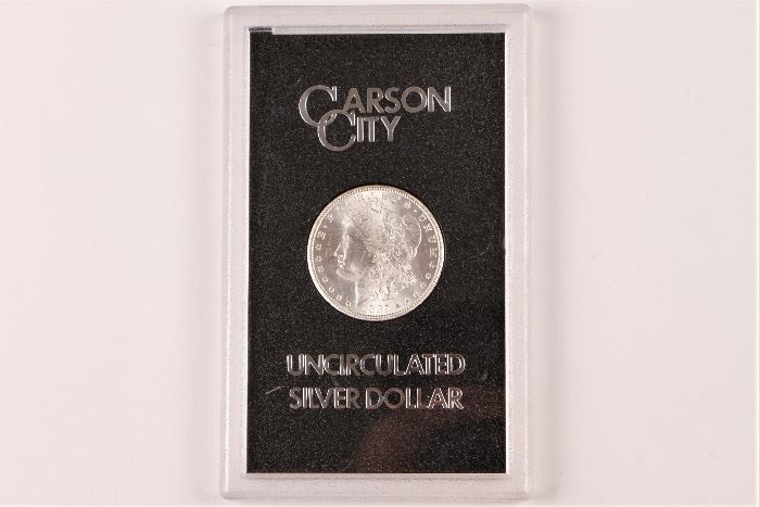 1885 Carson City Uncirculated Silver Dollar