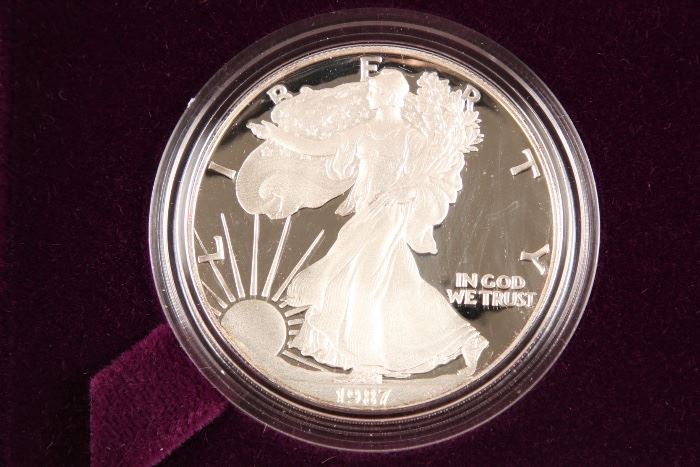 1987 American Silver Eagle Proof Dollar