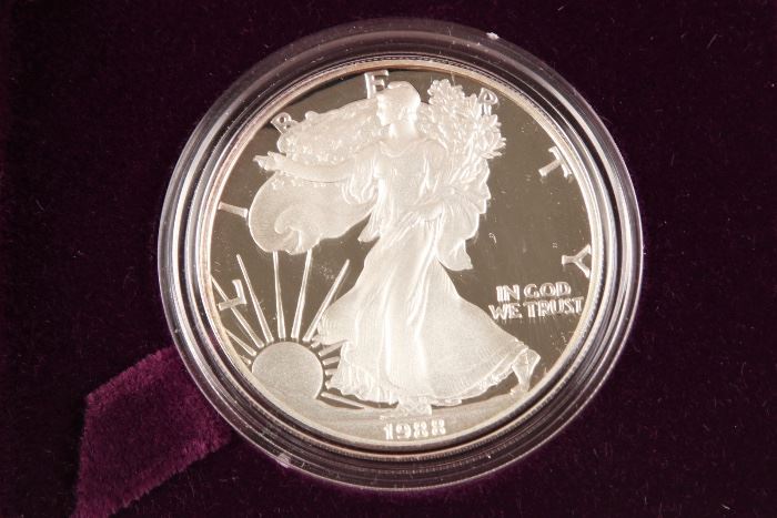 1988 American Silver Eagle Proof Dollar