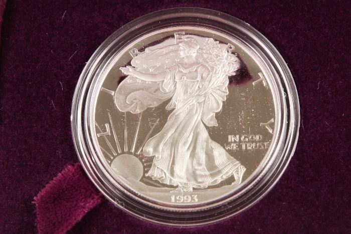 1993 American Silver Eagle Proof Dollar