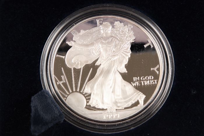 1999 American Silver Eagle Proof Dollar