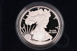 2010 American Eagle Silver Proof 1 Oz $1 Coin