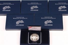 US Silver Proof $1 Lewis & Clark Bi Centennial Coin