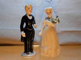 Lipp and Mann 1940's porcelain bride and groom
