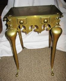 Brass Footman tables, there are 2 of these                                  BUY IT NOW  $ 165.00 EACH