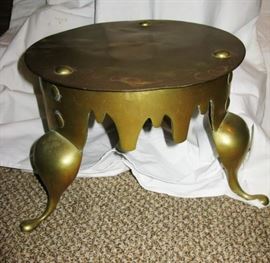 Brass footman table   BUY IT NOW  $ 165.00