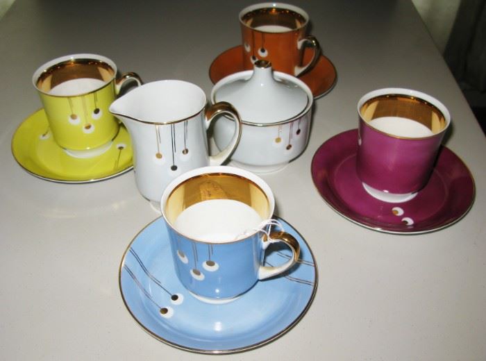Cmielow Porcelain Poland tea set