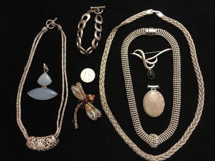 Assorted Sterling jewelry