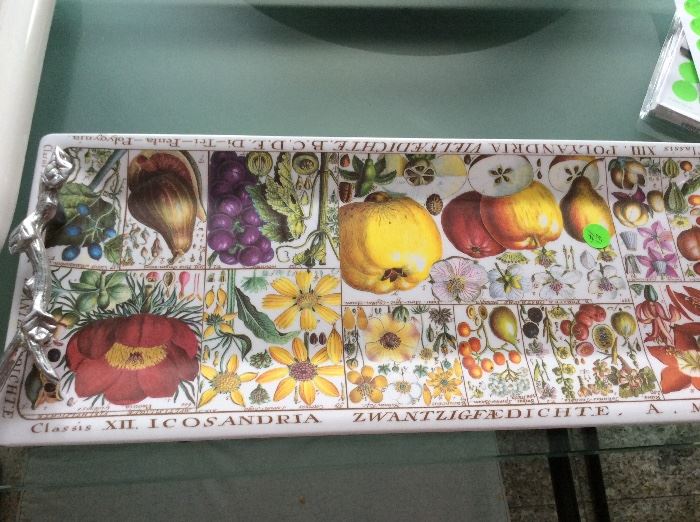 vegetable serving tray. 