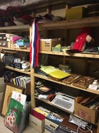 TONS of office items, paper, files, notebooks.