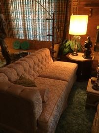 Another pair of the split sofas. Gold.