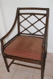Asian bamboo chair.