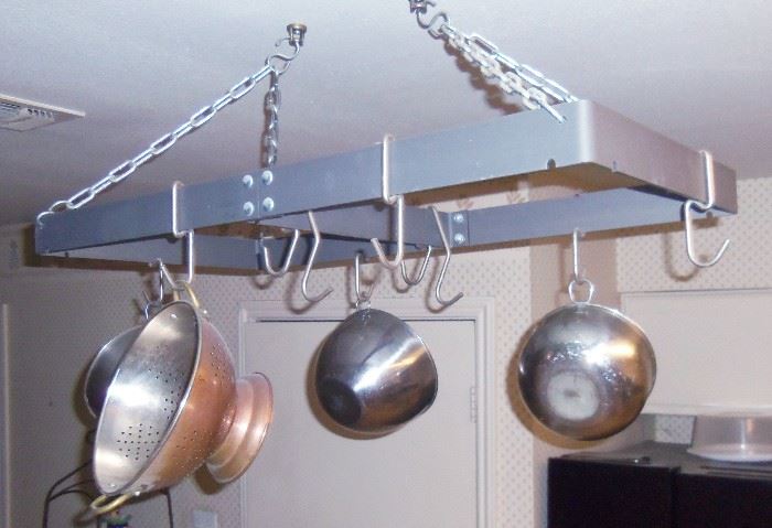 metal pot rack
