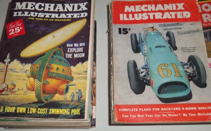 mechanix illustrated vintage magazines