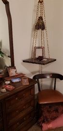 hanging vintage side table
