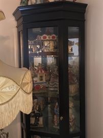 And curio cabinet