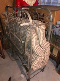 Vintage folding cot