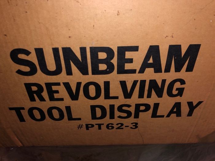 Sunbeam revolving tool display....new in box!