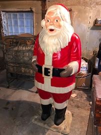 Large plastic Santa in perfect condition!!