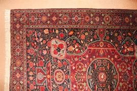 Detail of handknotted rug