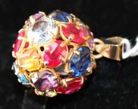 Gold & Stone Pendent