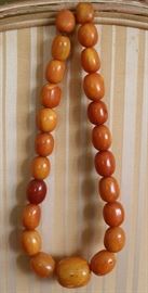 Large Amber Beads