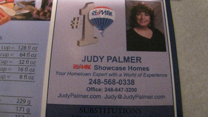 Real Estate Agent for the House in Royal Oak will be listed by Judy Palmer