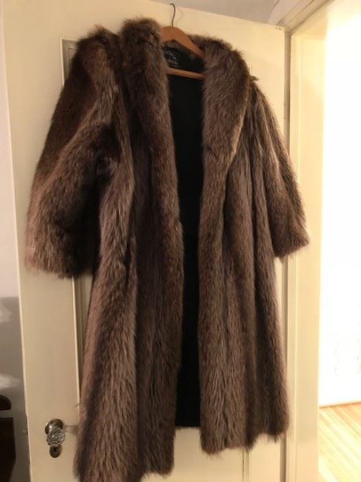 Vintage fur coat.  Boy, do you need this in Rochester!
