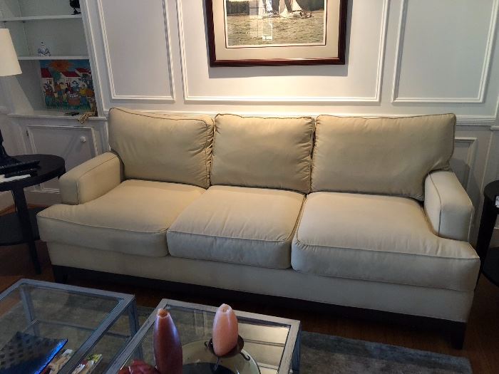  Ethan Allen Sofa In great condition  86 -1/2  ins.long 37 ins. deep 32 -1/2 ins.tall. $450