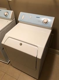 Washer and dryer.