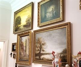 Many original paintings - most by Louisiana artists