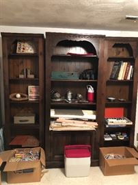 3 piece book/shelf unit