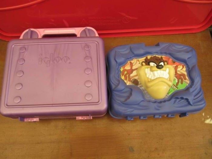 1996 Taz lunch box igloo lunch box both have fh ...