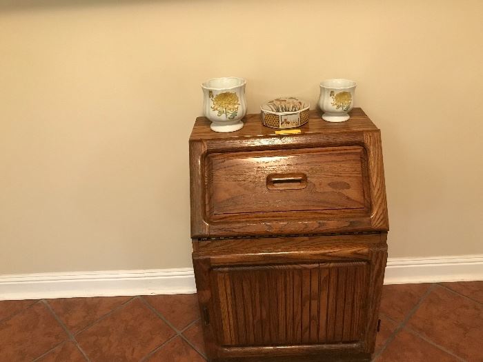 Kitchen storage cabinet or end table