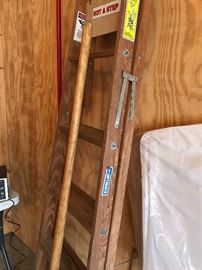 Good wooden ladder
