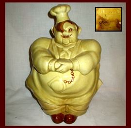 Redwing Pierre the Chef Cookie Jar Excellent
