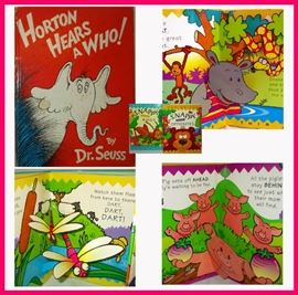 Loads of Great Books Available, Pop Up Books, 1954 Dr. Seuss Horton Hears a Who and TONS of Quilting and Sewing Related Books 