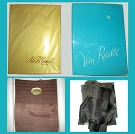 Vintage Nylons Brand New in the Boxes; No Mend and 2 Pairs of Van Raalte 
