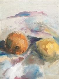 Robert D'Arista. Oil on canvas. Outer Frame 18.25'' x 17'' inches, inner canvas 10 x 8.5 inches (sight). Provenance: Rhoda Sande Gallery NYC; Alan Gallery, NYC