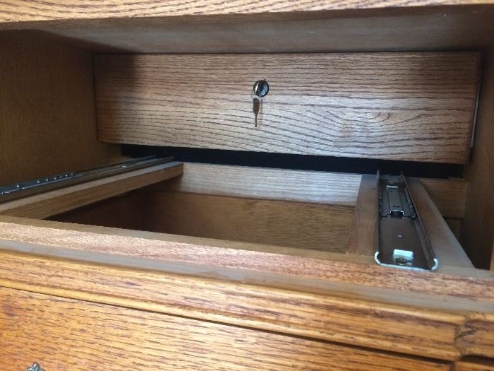 hidden safe inside lingerie chest
