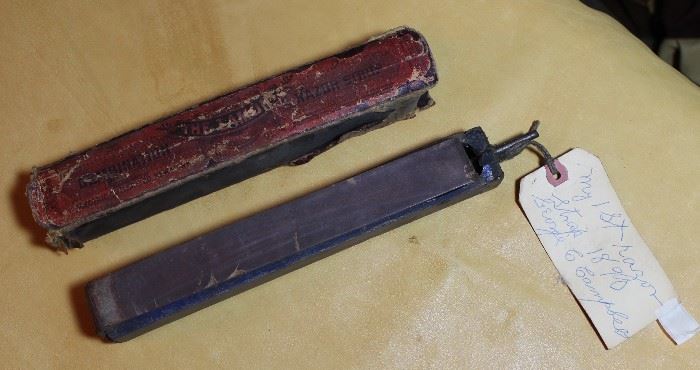 "My 1st razor strap 1890..."