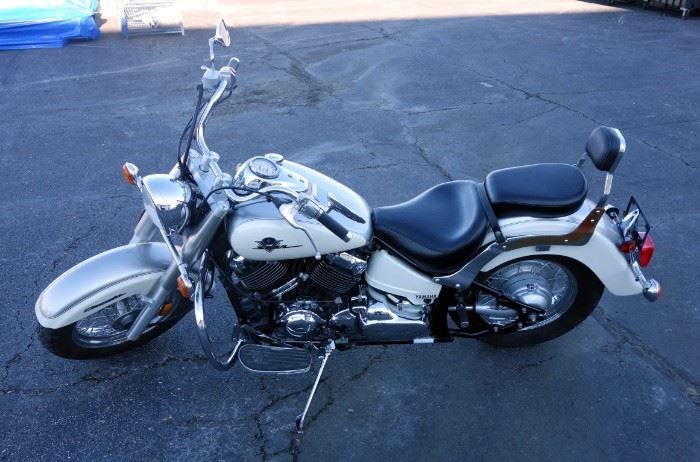 2003 Yamaha V Star Classic XVS650 Motorcycle, 1974 Miles, VIN # JYAVM01E03A053800