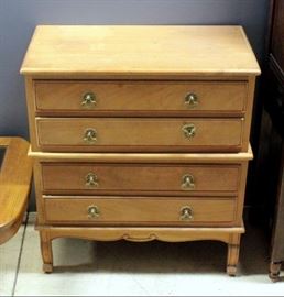 4 Drawer Chest Or 2 Drawers And 2 Drawers, See Photos, 33"H x 30"L x 17"D, Top Two Drawers Lift Off