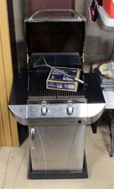 Commercial Infrared Char-Broil Gas Grill Model 463243911, 46"H x 31"W x 20"D, With Original Paperwork And Cover