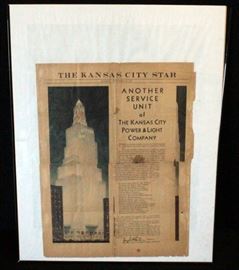 The Kansas City Star Sunday, November 15, 1931 Newspaper Page With KC Power & Light Story