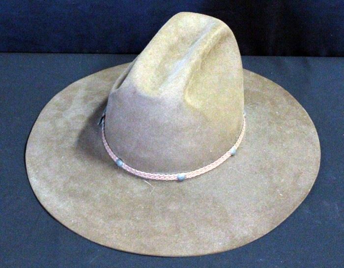 Western 4 XXXX Beaver Hat Size 6 7/8